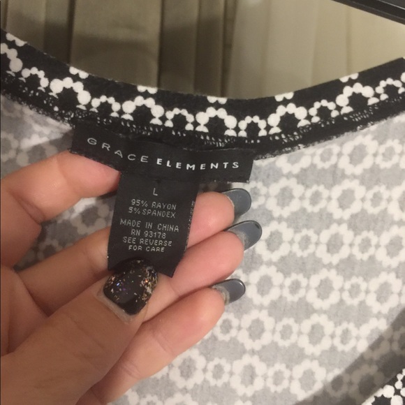 Grace Elements Blouse size L - Picture 5 of 7